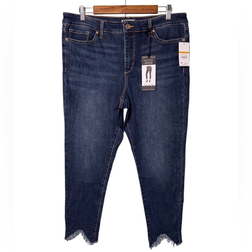 Sofia by Sofia Vergara Sharkbite Hem Ankle Jeans … - image 4